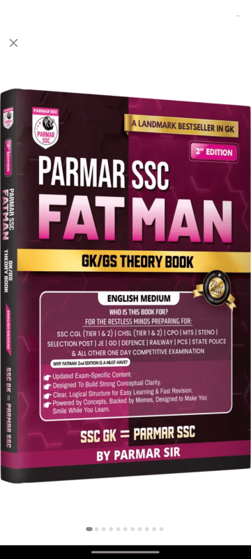 Parmar Gk book 1st edition
