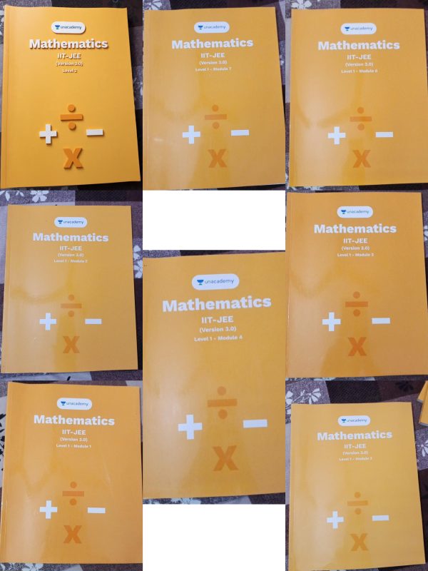 Unacademy maths jee iit 8 books
