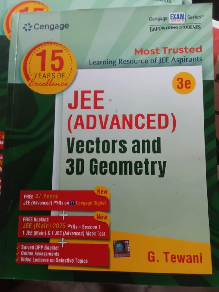 CENGAGE JEE ADVANCED Vectors and 3D Geometry