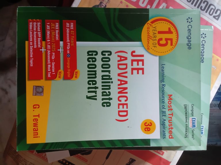 CENGAGE JEE ADVANCED Coordinate Geometry