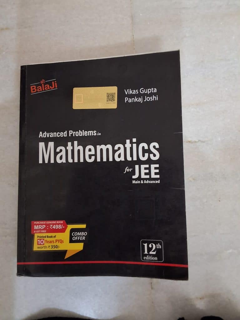 Advanced Problems in Mathematics for JEE