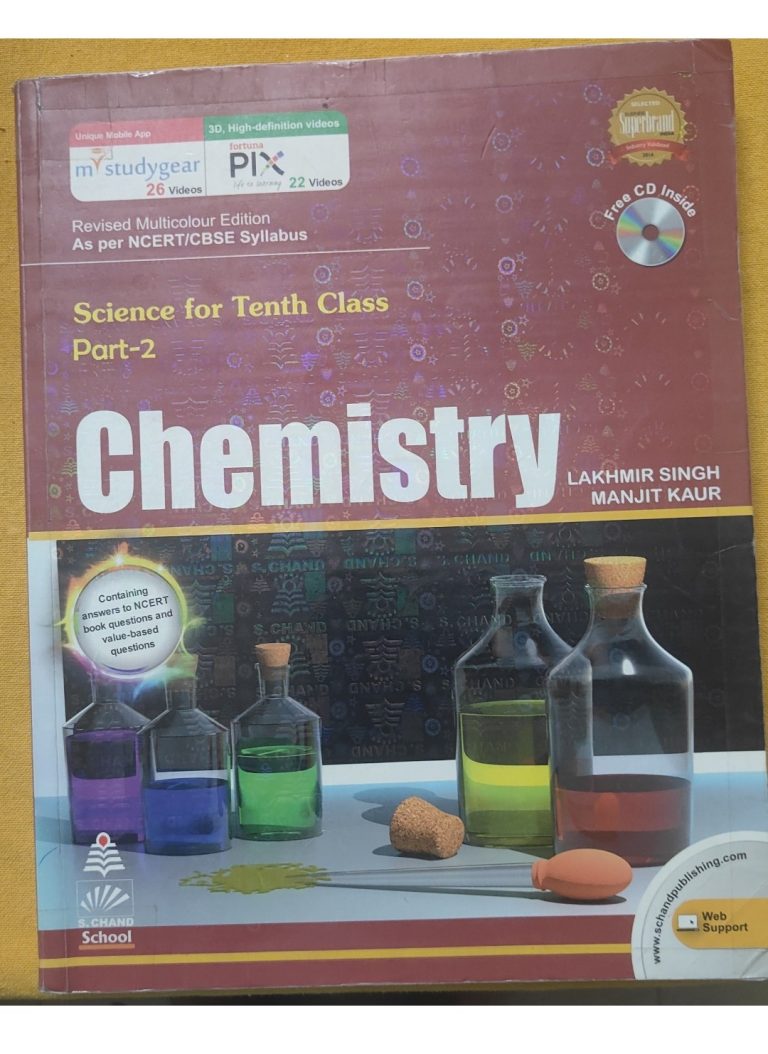 Lakhmir singh chemistry Ref book class 10