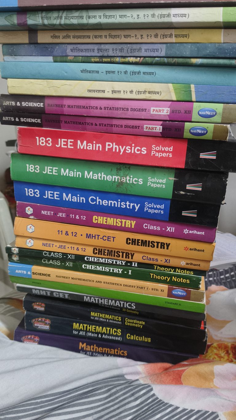 All jee mhtcet required books
