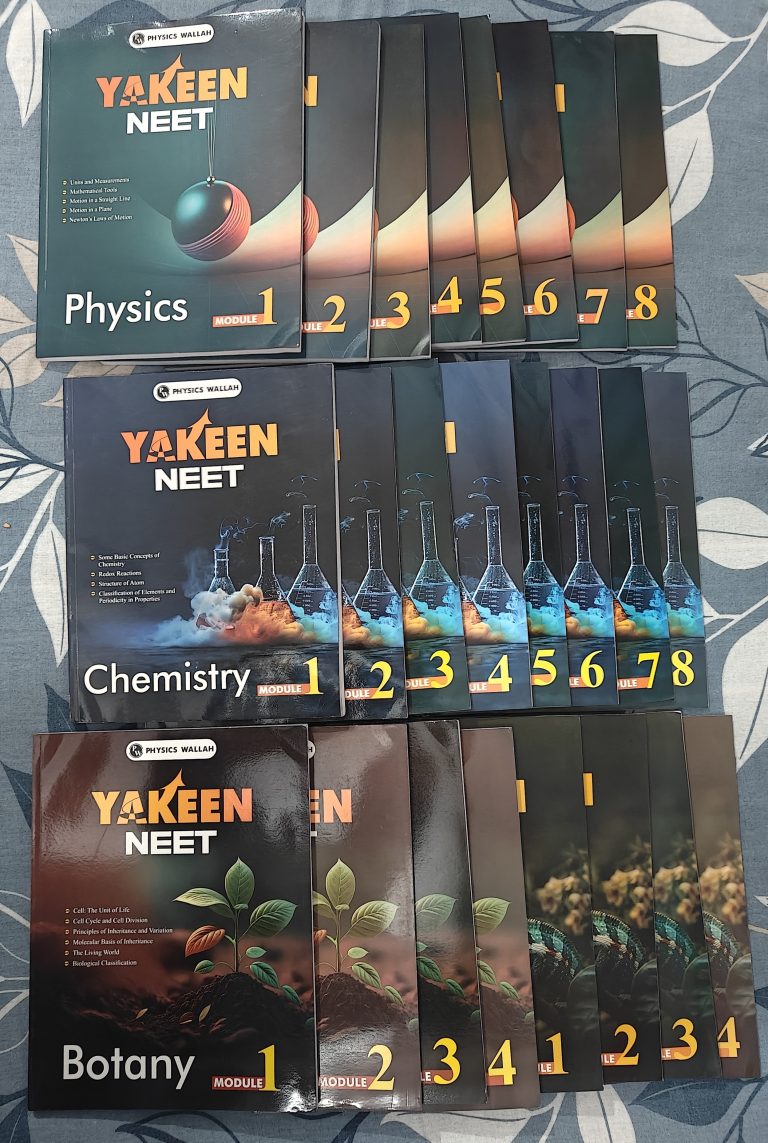 PW Yakeen Modules with OMR