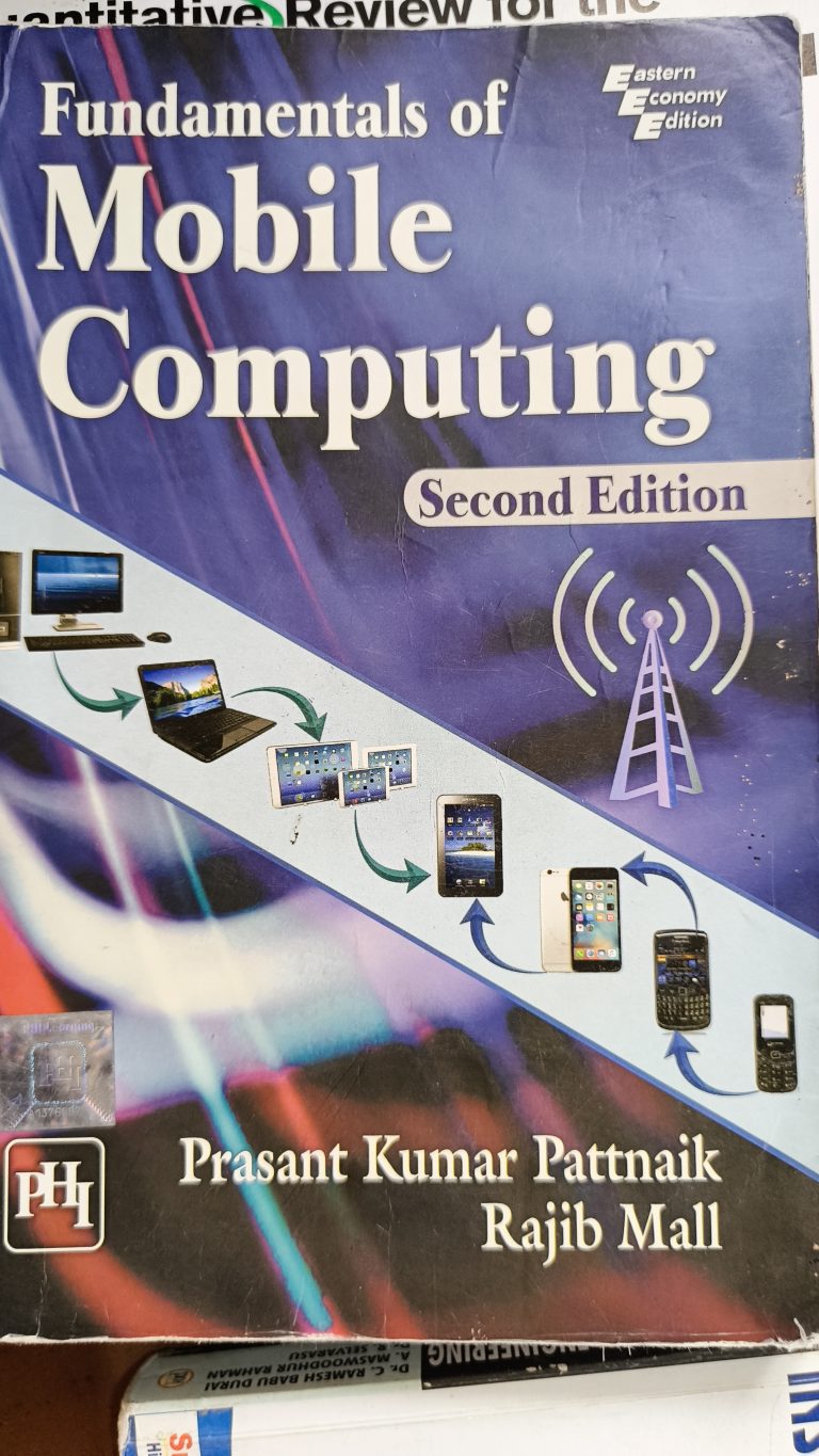 Fundamentals of Mobile computing