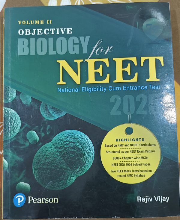 Pearson Objective Biology for NEET (Vol. 2)