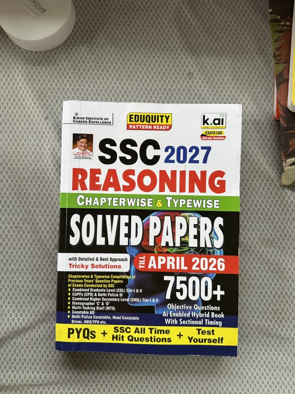SSC 2027 Reasoning Chapter&Typewise Solvedpapers
