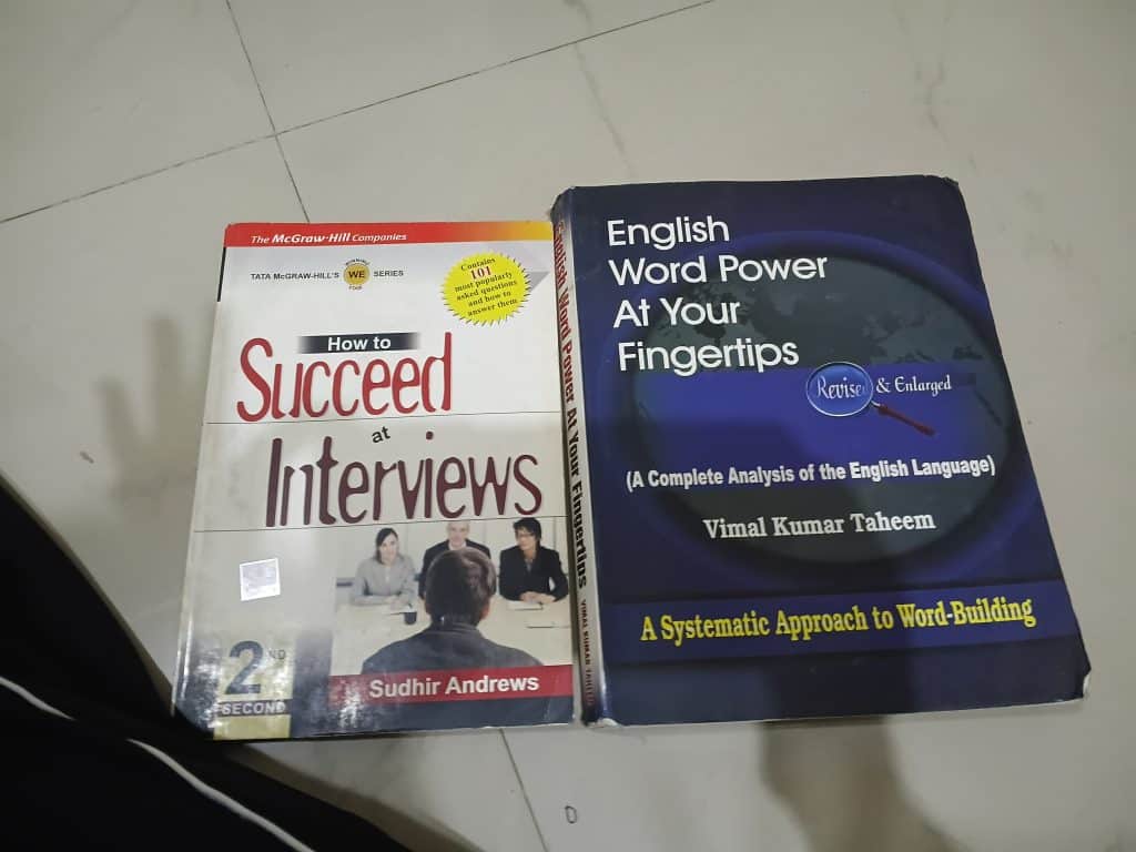 Interview book and word power
