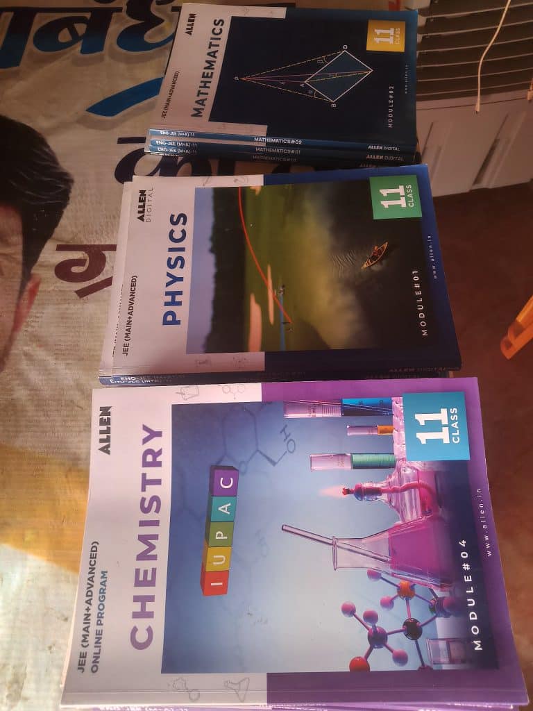 Allen jee mains advance Modules Class 11+12