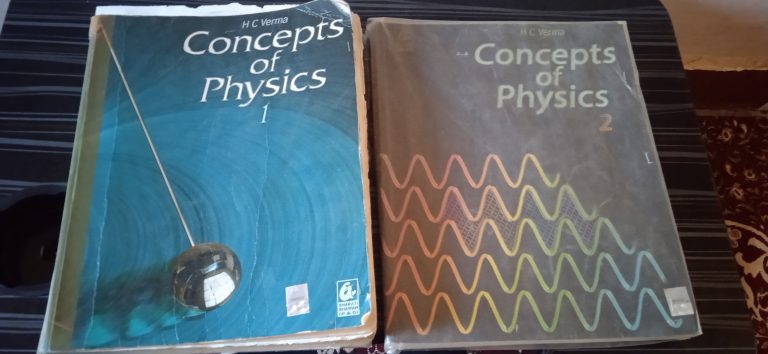 HC Verma-Concepts of Physics(Vol.1 and 2)