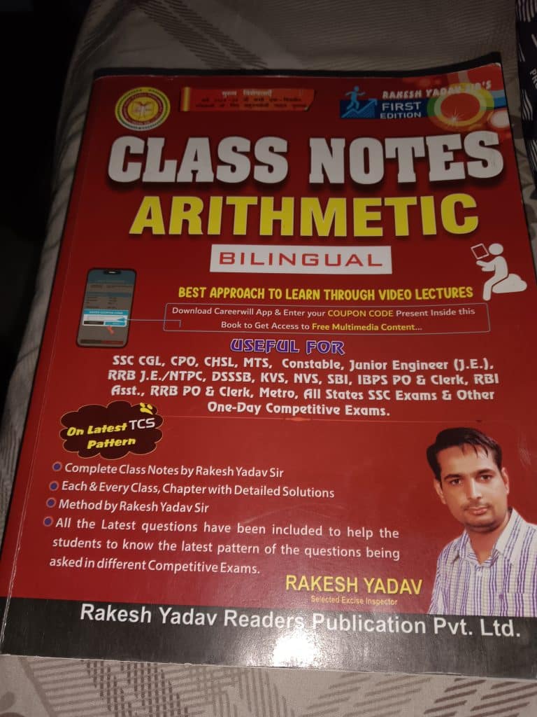 Class Notes Arithmetic/ Rakesh Yadav