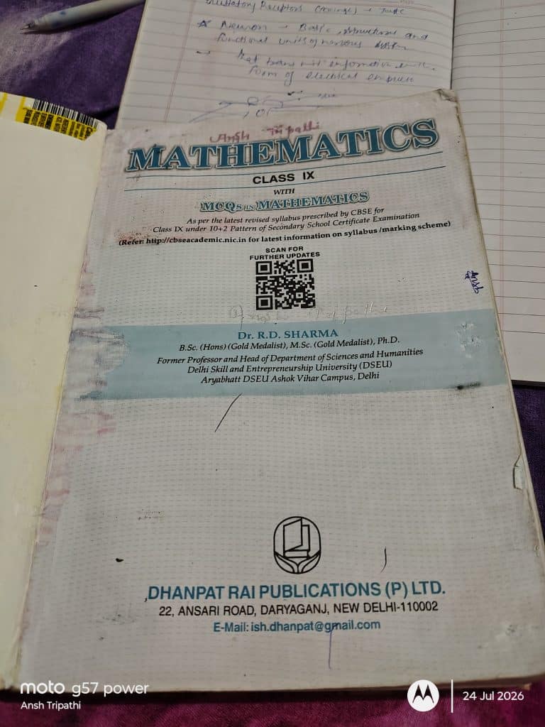 Mathematics RD Sharma class 9th
