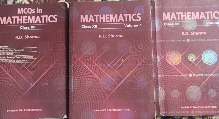 RD Sharma mathematics class 12