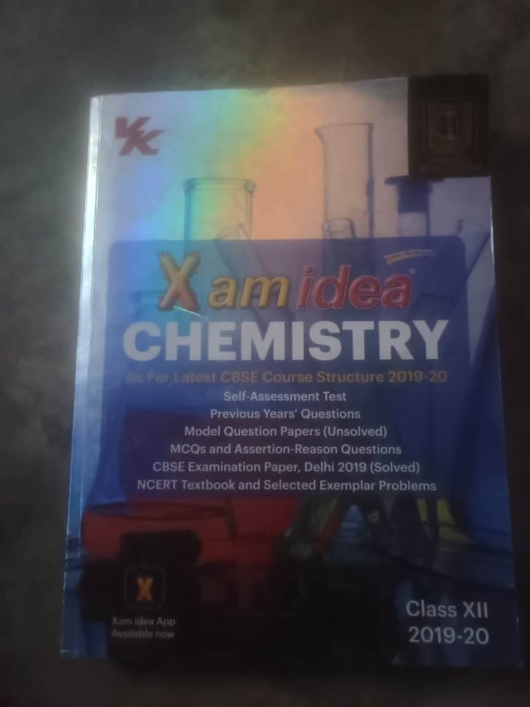 Xam idea chemistry class 12. 19/20edition