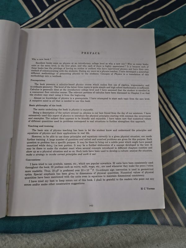 Concept of physics hc Verma