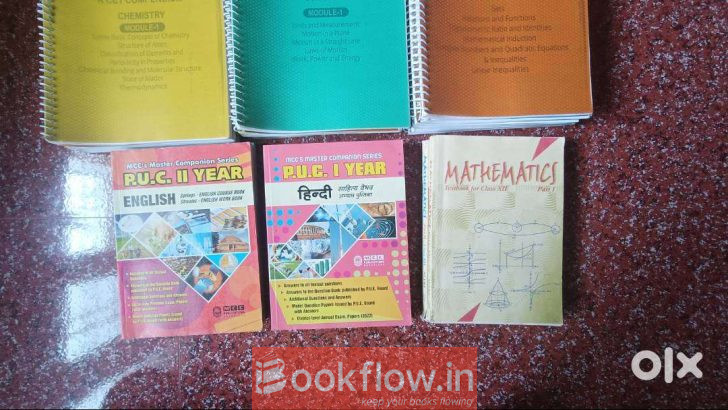 KCET Books + 12th Maths & PUC Language Guides