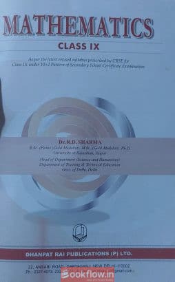 Mathematics Class IX R.D.Sharma