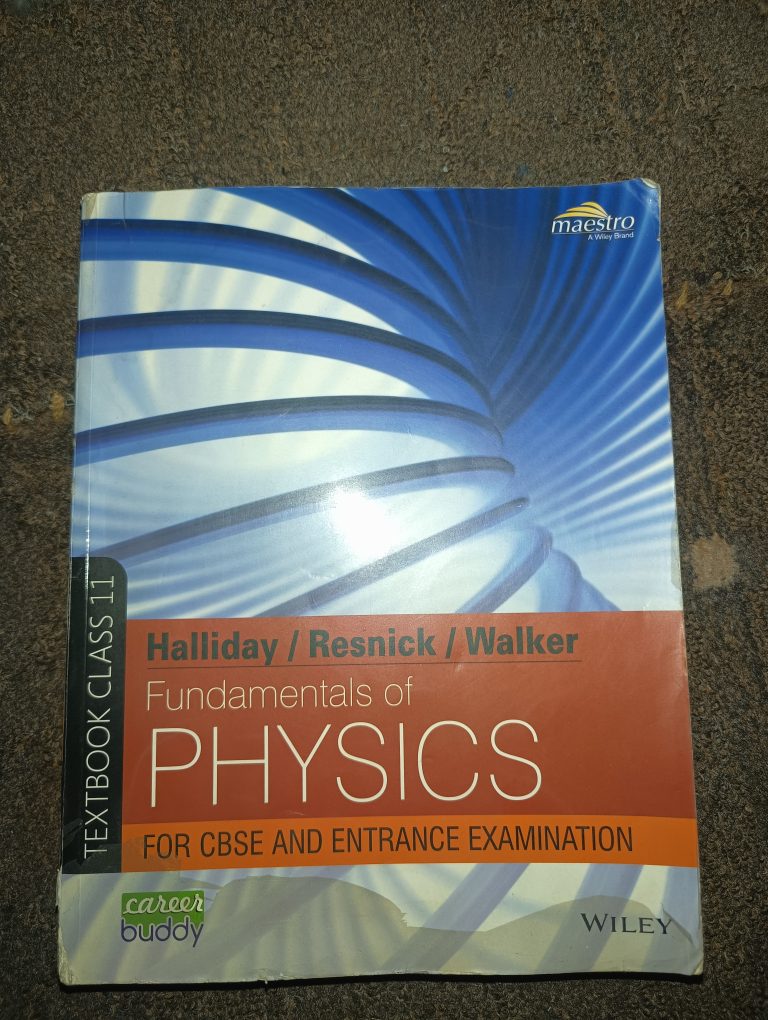 Physics by haliday wresnik and walkerer