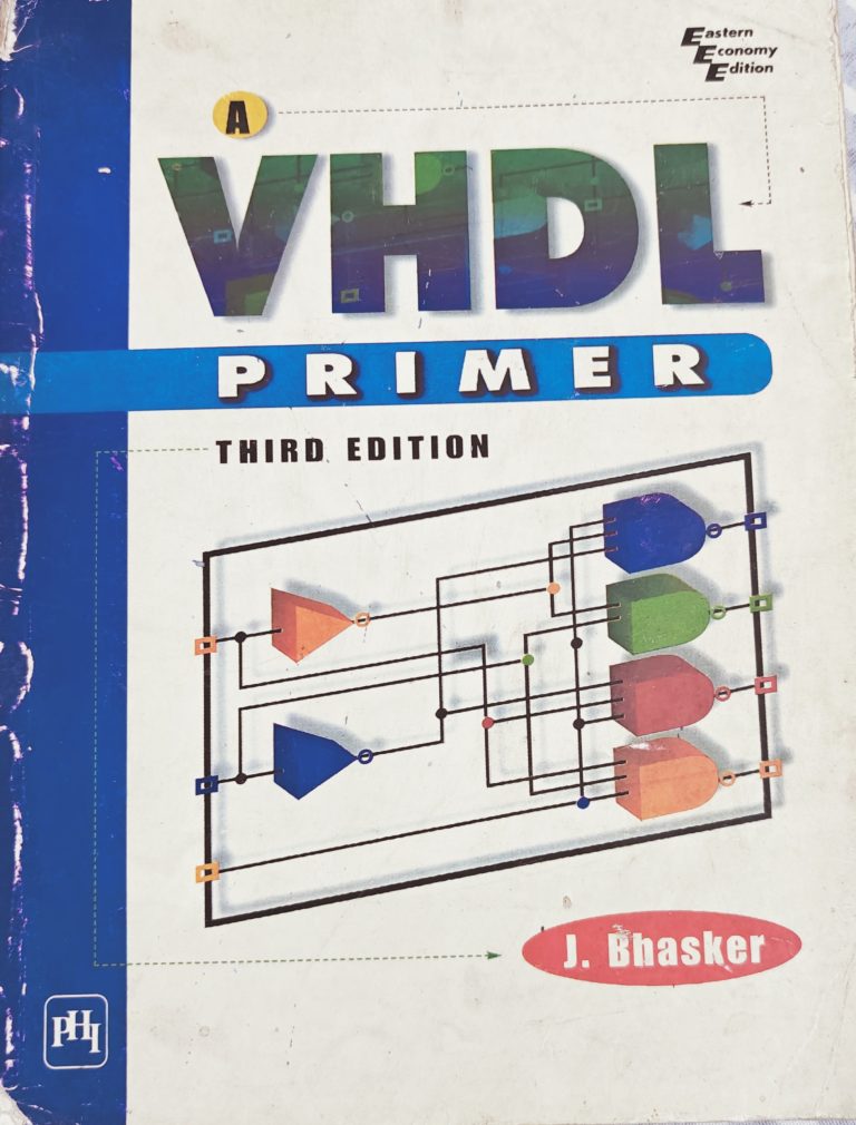 VHDL Primer – J. Bhasker(3rd Edition)