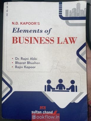 ND Kapoor’s Elements of Business Laws