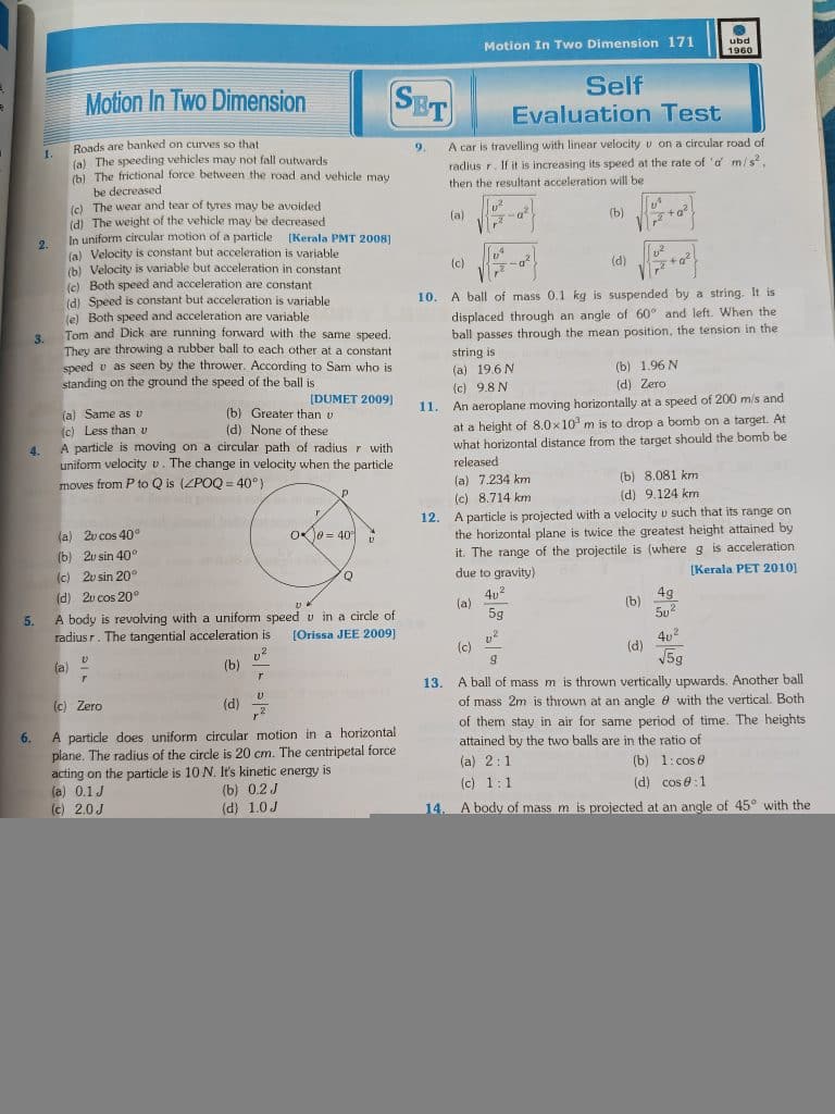 Errorless Physics Vol 1 and Vol 2 NEET