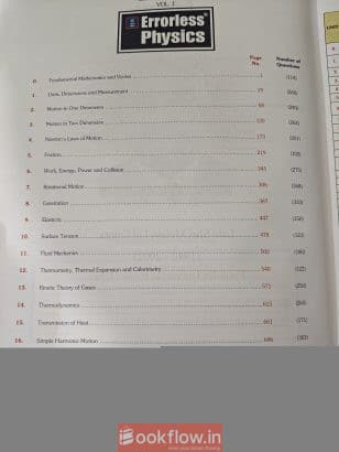 Errorless Physics Vol 1 and Vol 2 NEET