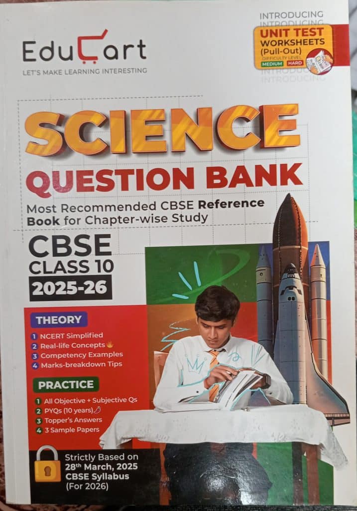 Educart SCIENCE question bank class-10th