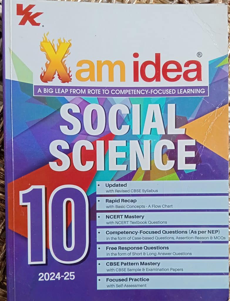 Xam idea Social science question bank class 10th