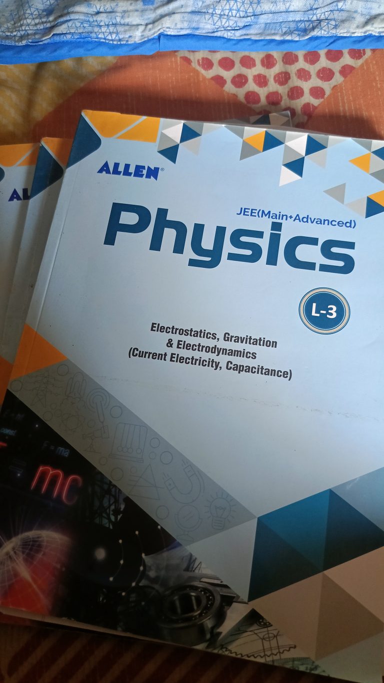 Allen iit jee 11th and 12th books
