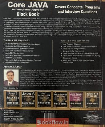 Core Java: An Integrated Approach Black Book