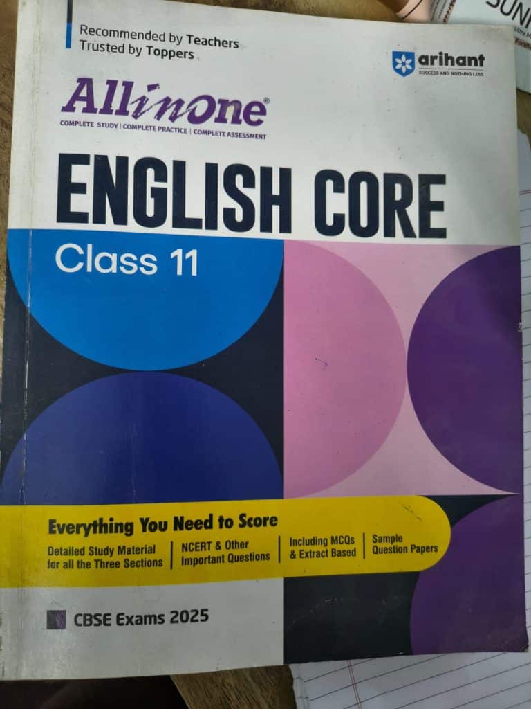 all in one class 11th english refresher