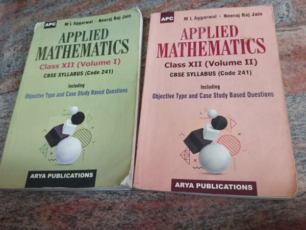 APC class XII applied mathematics . Volume 1&2.