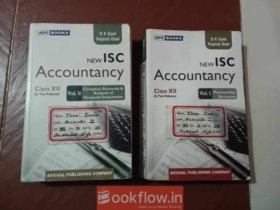 ISC Accountancy class 12