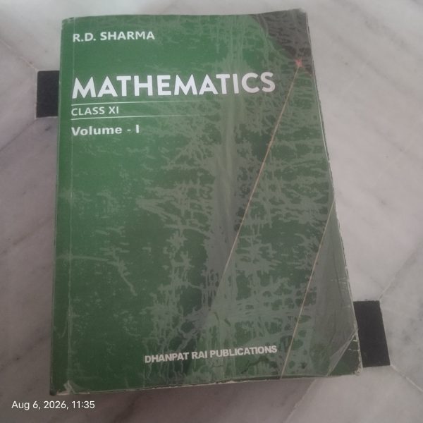 Rd sharma mathematics class 11 volume 1