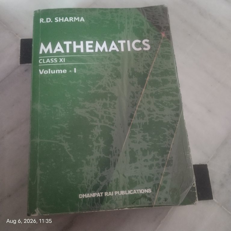 Rd sharma mathematics class 11 volume 1