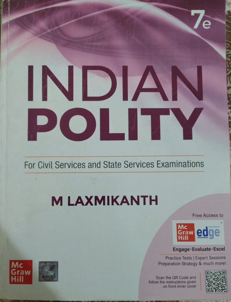 Indian Polity 7th Edition. M Laxmikanth