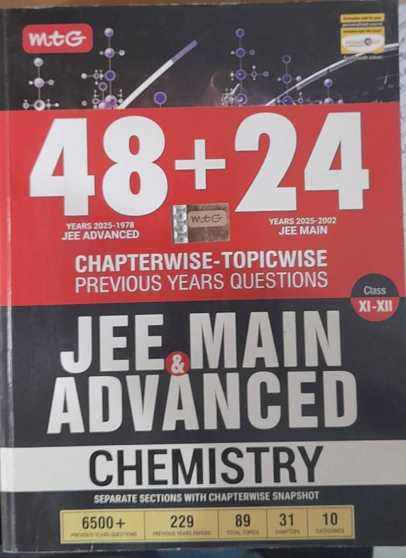 MTG 48+24 PYQS Chemistry JEE Mains and Advanced