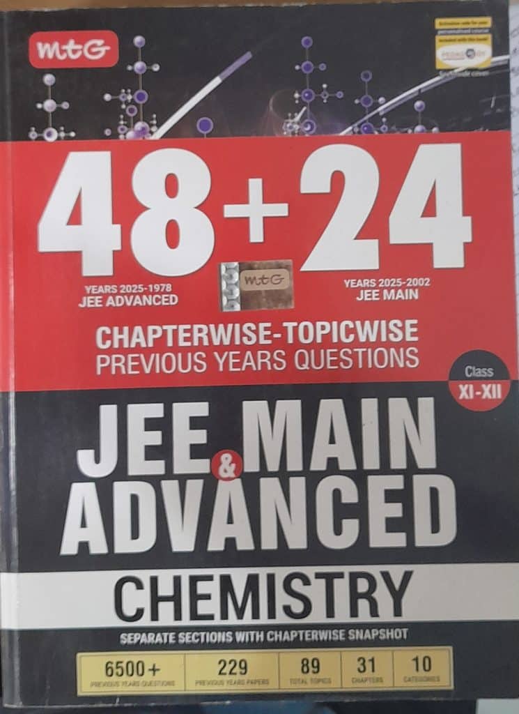 MTG 48+24 PYQS Chemistry JEE Mains and Advanced