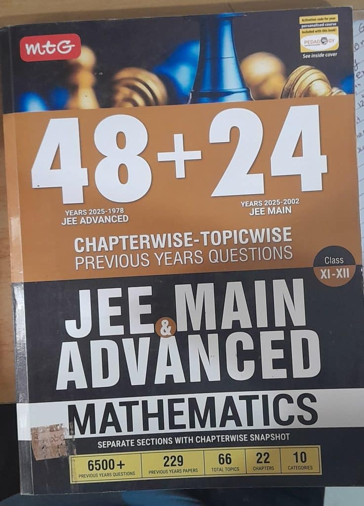 MTG 48+24 PYQS Maths JEE Mains and Advanced