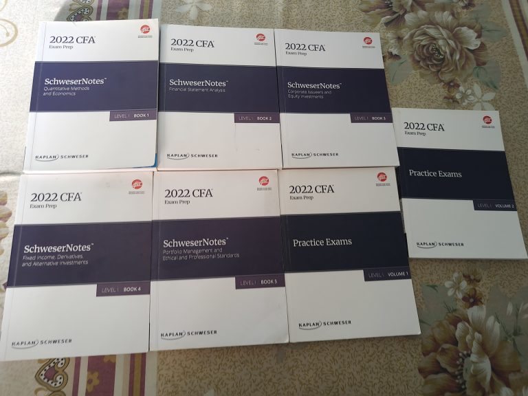 Kaplan schweser notes for cfa level 1