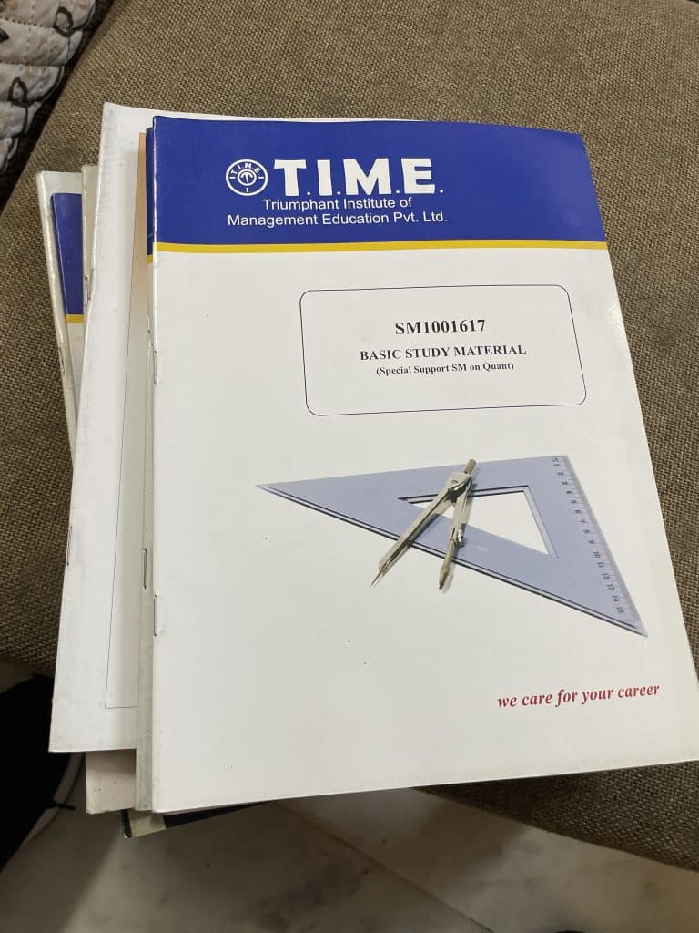 CAT Time Coaching Material