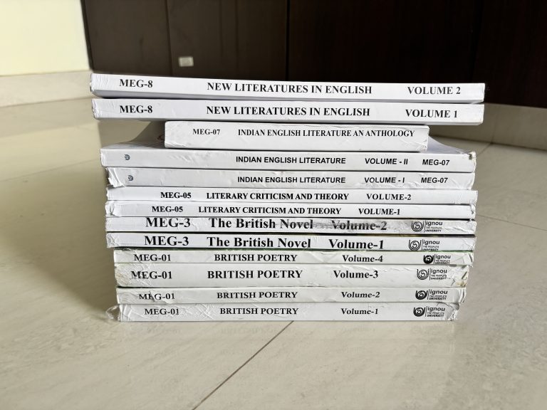 Ignou MAEG 1st year books