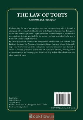 The Law of Torts: Concepts and Principles.