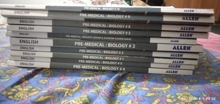 Books for Neet preparation