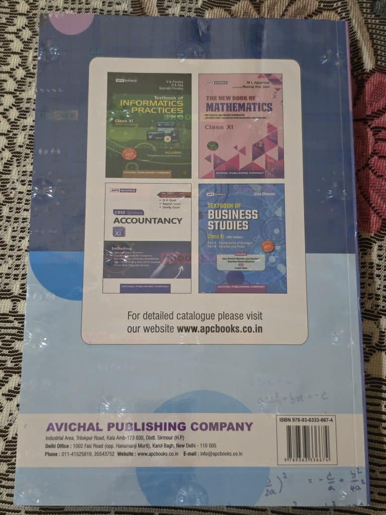 M.L. Aggarwal Applied Mathematics Class 11