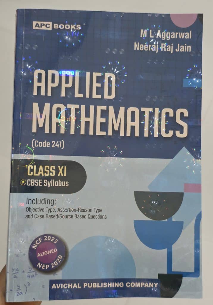 M.L. Aggarwal Applied Mathematics Class 11 photo 2