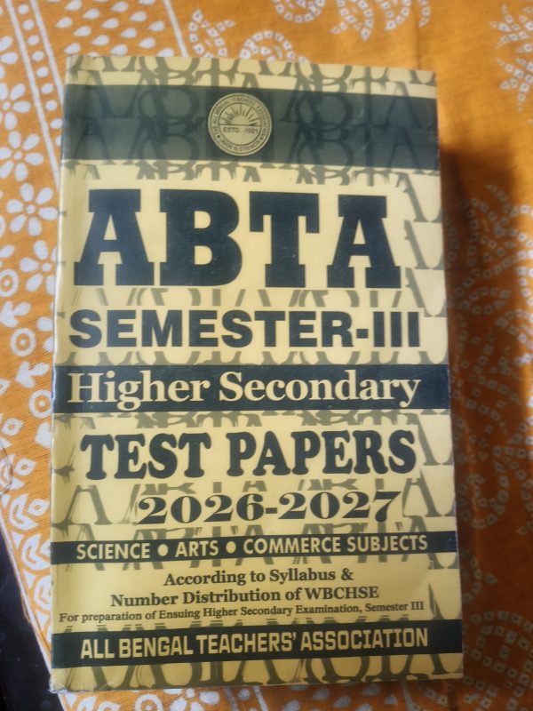 ABTA Test paper semester III