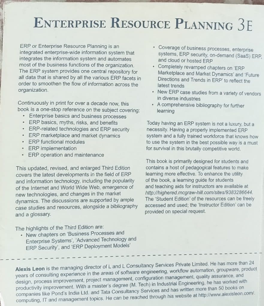 Enterprise resource planning – alexis leon photo 2