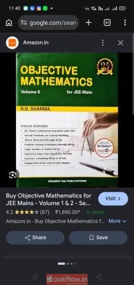 RD Sharma Objective Mathematics Volume 1 and 2