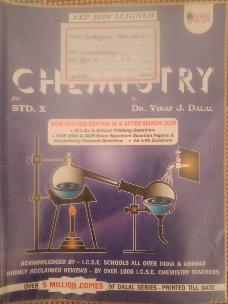 Simplified ICSE Chemistry for class 10th